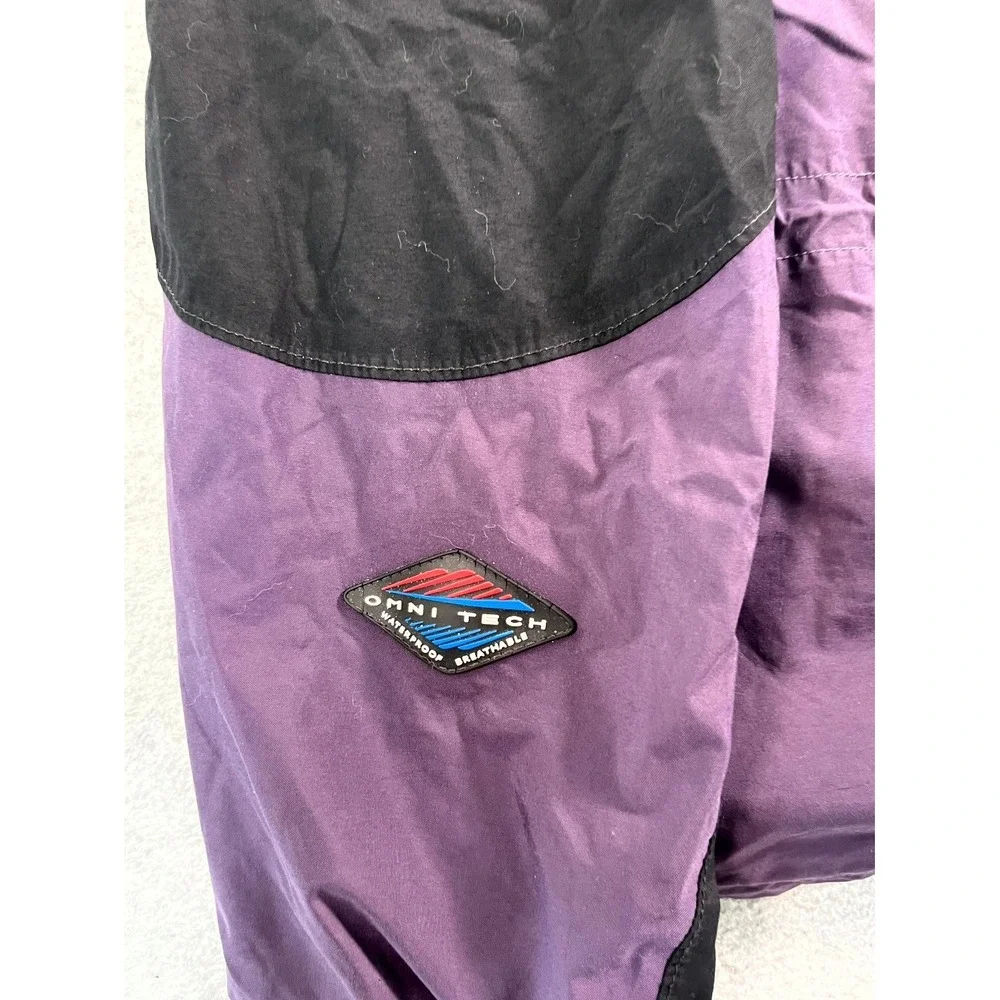 Columbia Omni-Tech Waterproof Jacket Womens Large Multicolor Mesh Lined Full Zip